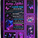 To My Mother I Love You For All The Time You Picked Me Up Daughter Mink Sherpa Blanket - Woven Blanket, White, Cozy Plush Fleece Blanket - 50x60 To My Mother I Love You For All The Time You Picked Me Up Daughter Mink Sherpa Blanket - Woven Blanket, White, Cozy Plush Fleece Blanket - 50x60