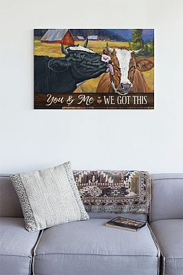 Alternative view of You And Me We Got This Gallery Wrapped Framed Canvas Prints - Unframed Poster - Home Decor Wall Art