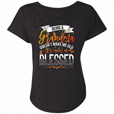 Ladies Triblend Dolman Sleeve