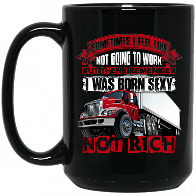 15 oz. Black Mug