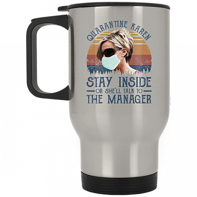 14 oz. Silver Travel Mug