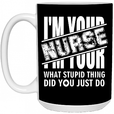 15 oz. White Mug