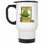 Psychological Torture The Unspeakable Is In Eldritch Horror White Mug, White, 14 oz. White Travel Mug
