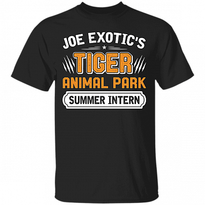 Tiger Animal Park Summer Intern 2020 Anti Carole Baskin Funny T-Shirt, Black, Unisex T-Shirt