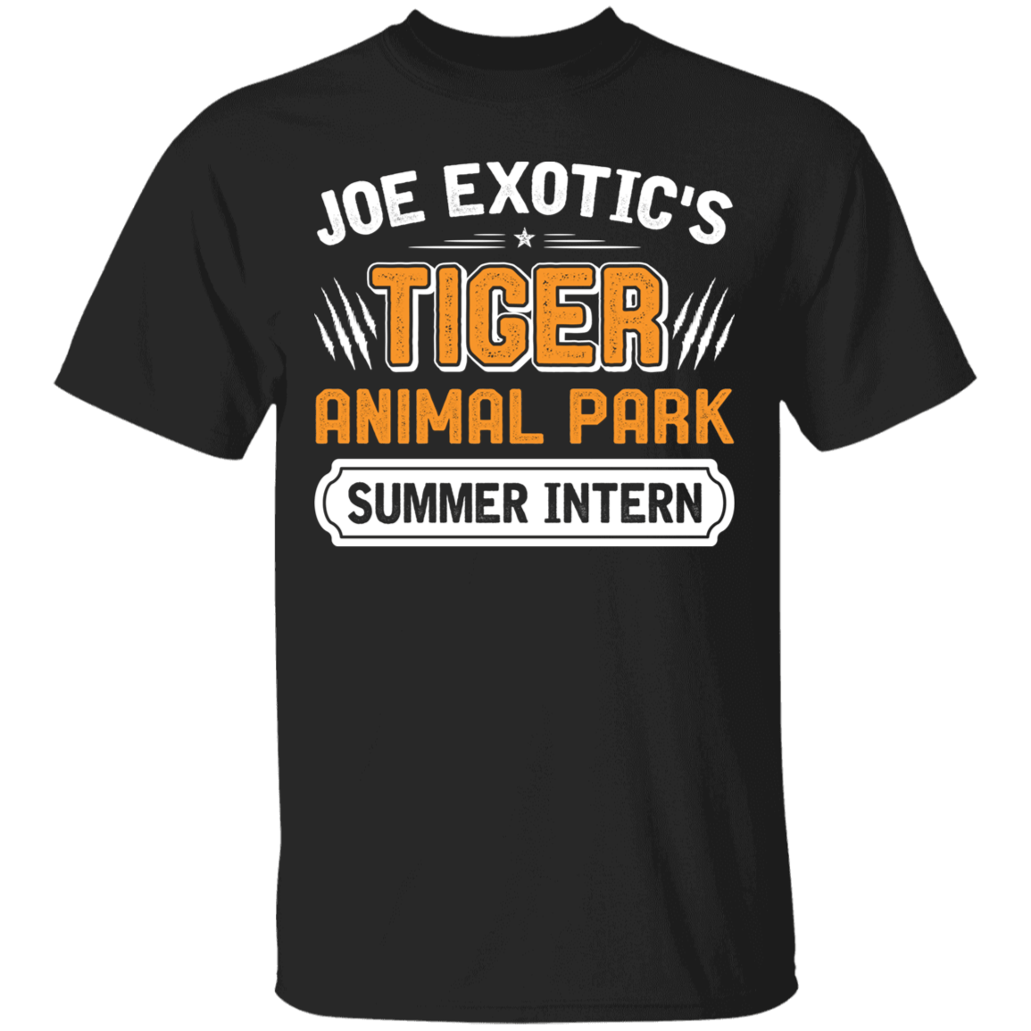 Tiger Animal Park Summer Intern 2020 Anti Carole Baskin Funny T-Shirt, Black, Unisex T-Shirt