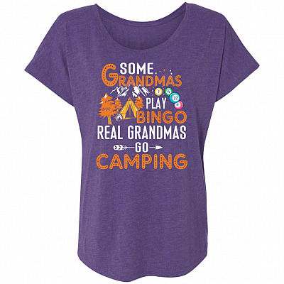 Ladies Triblend Dolman Sleeve