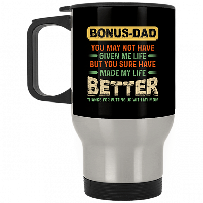 14 oz. Silver Travel Mug