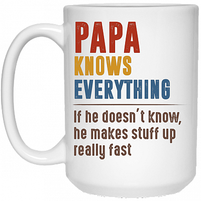 15 oz. White Mug