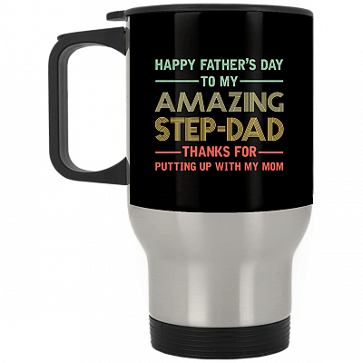 14 oz. Silver Travel Mug