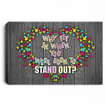 Landscape Canvas Poster Template (Official), White, 0.75'' Framed Canvas