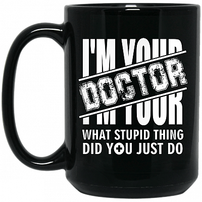 15 oz. Black Mug