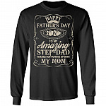 Happy Father's Day 2020 To My Step Dad Quarantined Hoodie Sweatshirt- Thanks For Putting Up With My Mom Shirt, Black, Long Sleeve Happy Father's Day 2020 To My Step Dad Quarantined Hoodie Sweatshirt- Thanks For Putting Up With My Mom Shirt, Black, Long Sleeve