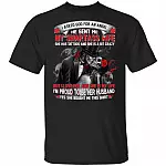 I Ask God for an Angel He Sent Me My Smartass Wife She Has Tattoos and She is A Bit Crazy T-Shirt, Black, Unisex T-Shirt