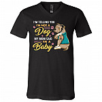 Pitbull I'm Telling You I'm Not A Dog My Mom Said I'm A Baby T-Shirt - V-Neck Tee - Pitbull Tattoo Lover Shirt, Black, V-Neck T-Shirt Pitbull I'm Telling You I'm Not A Dog My Mom Said I'm A Baby T-Shirt - V-Neck Tee - Pitbull Tattoo Lover Shirt, Black, V-Neck T-Shirt