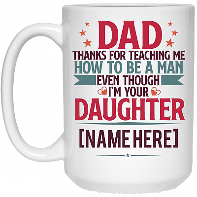 15 oz. White Mug