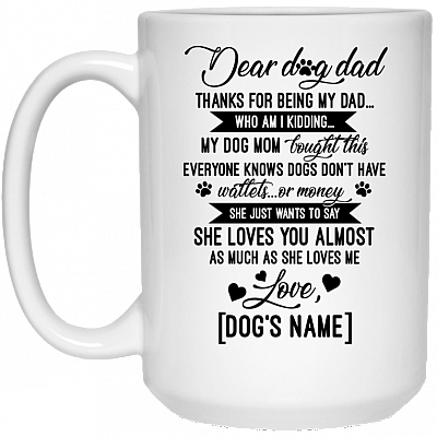 15 oz. White Mug