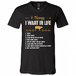 Eight 8 Things I Want in Life Cows More Cows Funny Farmer T-Shirt - Cow Lover V-Neck Shirt, Black, V-Neck T-Shirt Eight 8 Things I Want in Life Cows More Cows Funny Farmer T-Shirt - Cow Lover V-Neck Shirt, Black, V-Neck T-Shirt