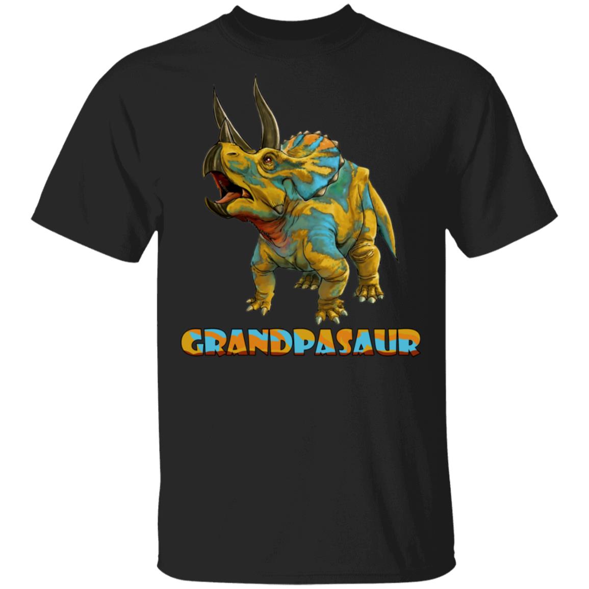 Grandpasaur T-Shirt - Fathers Day Gift - Funny Fathers Day Gift, Black, Unisex T-Shirt