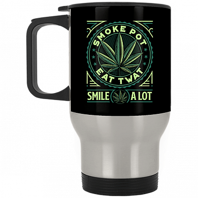 14 oz. Silver Travel Mug