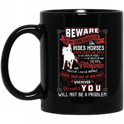 11 oz. Black Mug