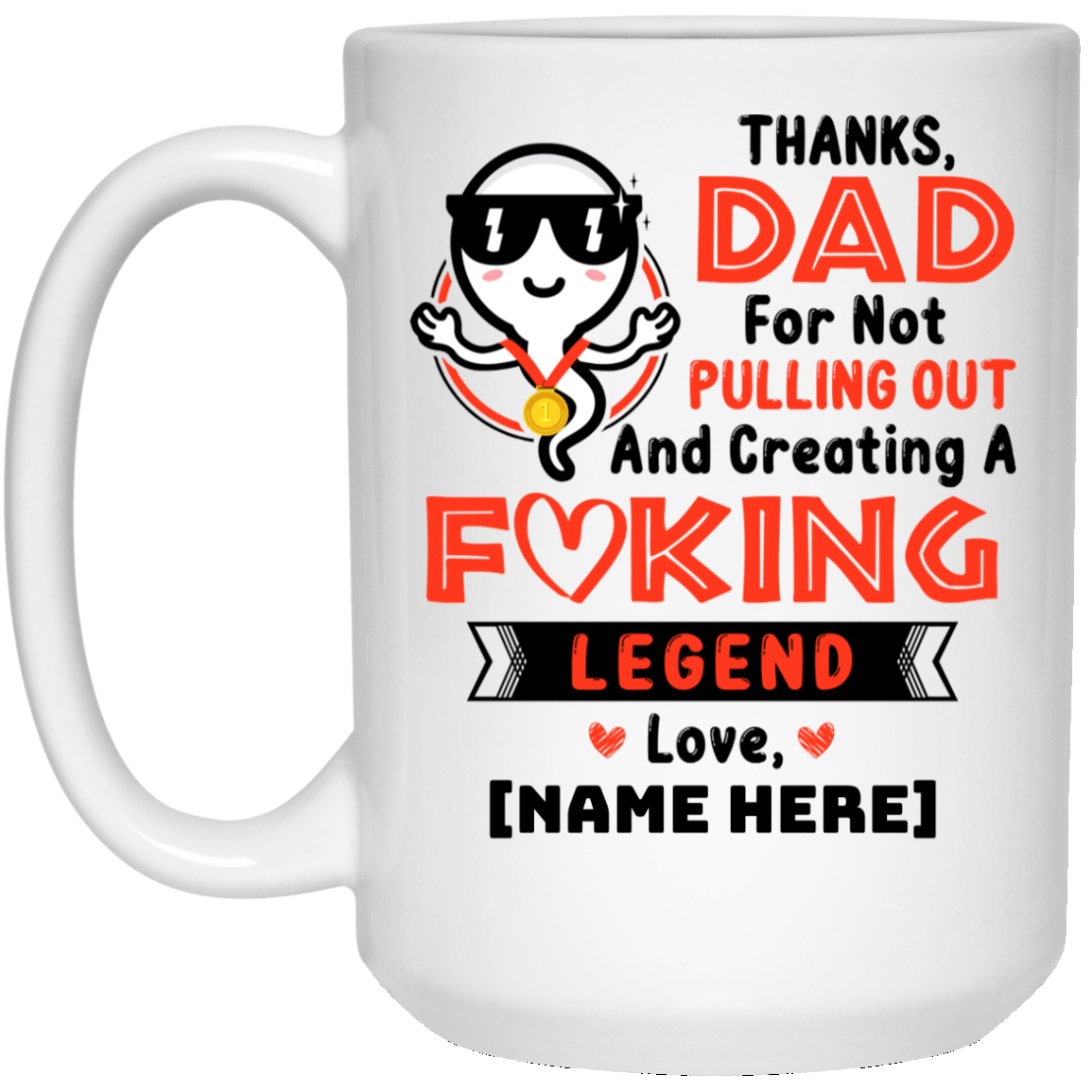 Champion Mug, White, 15 oz. White Mug