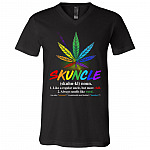 Definition Skunkle Like A Normal Uncle But More Chill Smell Like Weed T-Shirt - V-Neck Shirt, Black, V-Neck T-Shirt Definition Skunkle Like A Normal Uncle But More Chill Smell Like Weed T-Shirt - V-Neck Shirt, Black, V-Neck T-Shirt