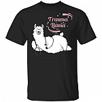 Trauma Llama Nurse T-Shirt, Black, Unisex T-Shirt