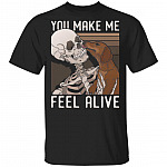 You Make Me Feel Alive Dachshund Dog Lover T-Shirt, Black, Unisex T-Shirt