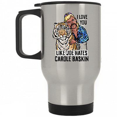 14 oz. Silver Travel Mug