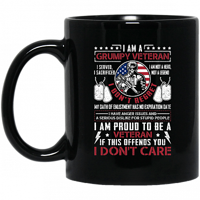 11 oz. Black Mug
