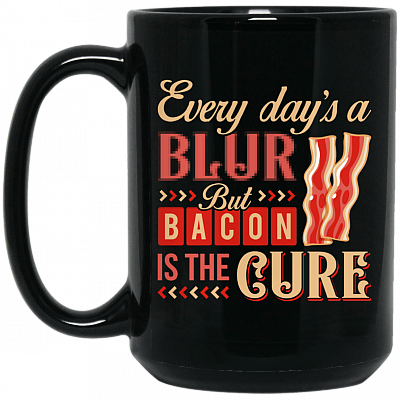 15 oz. Black Mug