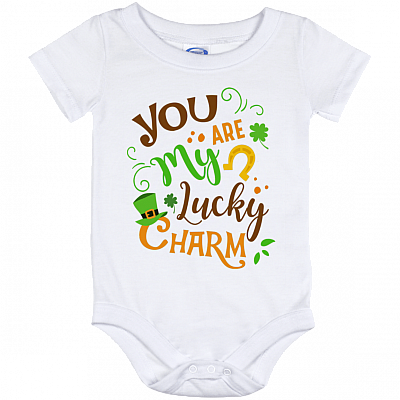 You're My Lucky Charm Toddler - Baby Onesie - Baby Infant Bodysuit, White, Baby Onesie - 12 Month