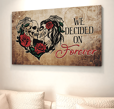 Alternative view of We Decided on Forever Gallery Wrapped Framed Canvas Prints - Unframed Poster