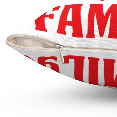 Alternative view of DNA Didn't Make You My Dad but Love Make Us a Family Throw Pillow - Decorative Pillow