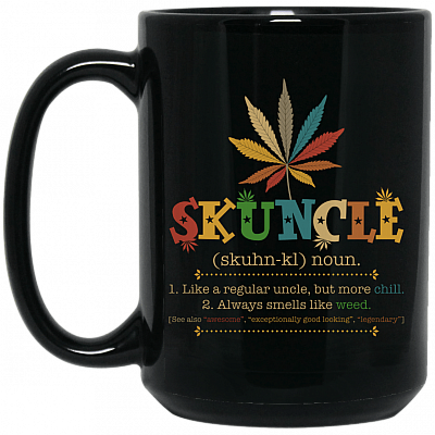 15 oz. Black Mug