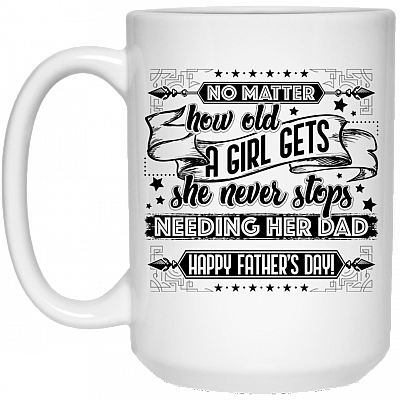 15 oz. White Mug