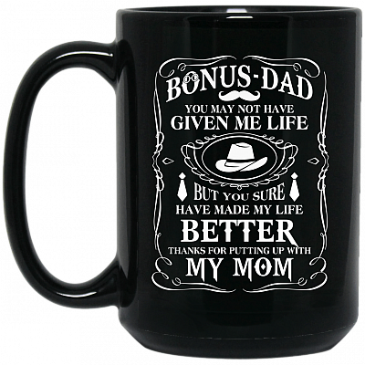 15 oz. Black Mug
