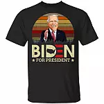 Biden for President - Face Cartoon Funny T-Shirt, Black, Unisex T-Shirt Biden for President - Face Cartoon Funny T-Shirt, Black, Unisex T-Shirt