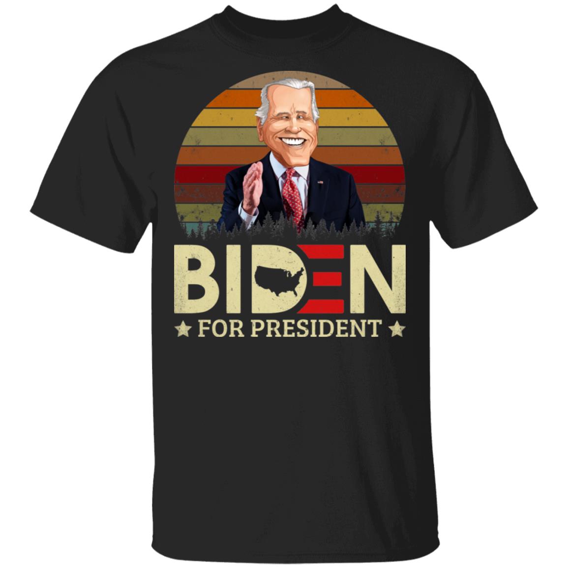 Biden for President - Face Cartoon Funny T-Shirt, Black, Unisex T-Shirt Biden for President - Face Cartoon Funny T-Shirt, Black, Unisex T-Shirt