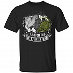 Halibut Shirt - Just for The Halibut T-Shirt, Black, Unisex T-Shirt