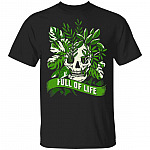 Full Of Life T-Shirt - Gardening Shirt, Black, Unisex T-Shirt