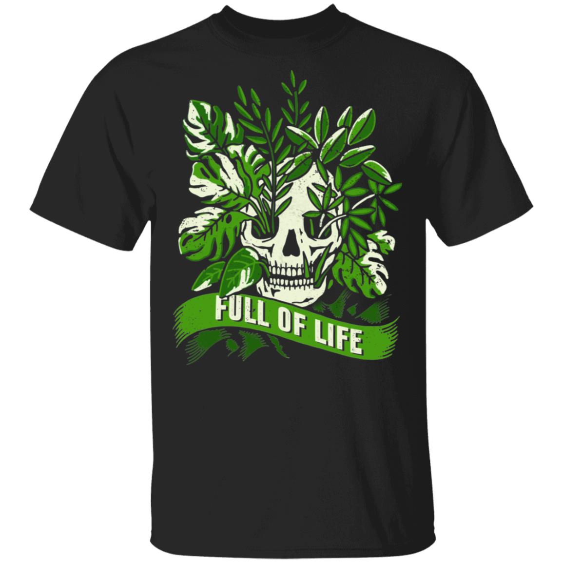 Full Of Life T-Shirt - Gardening Shirt, Black, Unisex T-Shirt