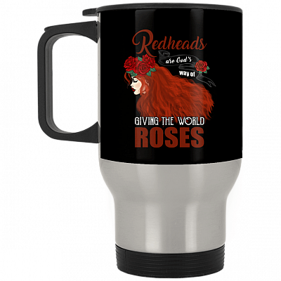 14 oz. Silver Travel Mug