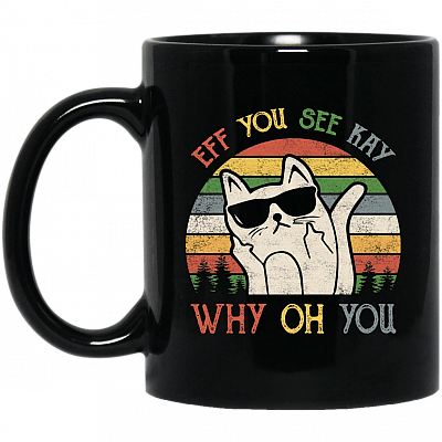 11 oz. Black Mug