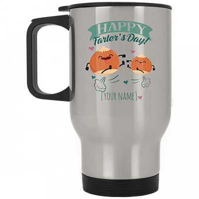 14 oz. Silver Travel Mug