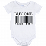 Funny Twin Onesies 2020 Buy One Get One Barcode Baby Onesie - Baby Infant Bodysuit, White, Baby Onesie - 12 Month