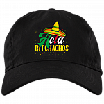 Hola Bitchachos Cinco De Mayo Twill Cap - Trucker Hat, Black, Brushed Twill Dad Cap