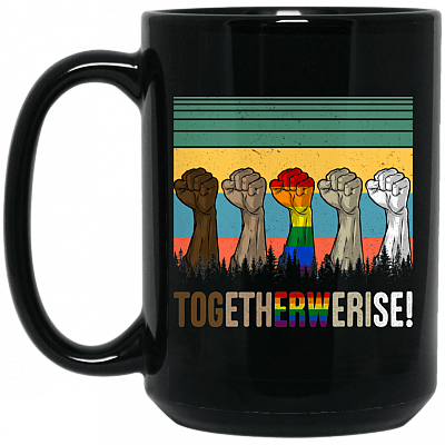 15 oz. Black Mug