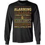 There Are Nothing Illegal About Black Bodies Gift For African American Hoodie - Sweatshirt, Black, Long Sleeve