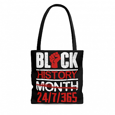 Black History Month 27-7-365 African American Pride Gift All Over Print Tote Bag - Shoulder Bag